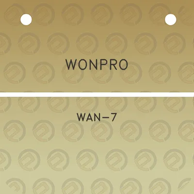 wonpro-wan-7