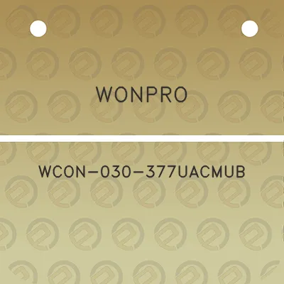 wonpro-wcon-030-377uacmub