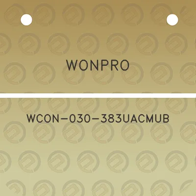 wonpro-wcon-030-383uacmub