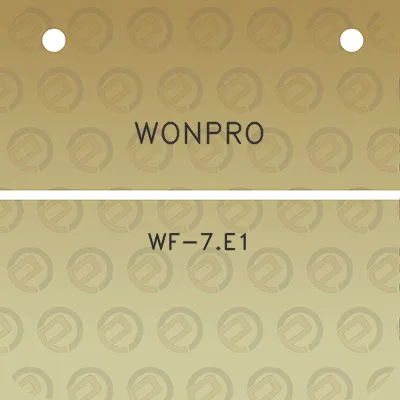 wonpro-wf-7e1