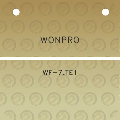 wonpro-wf-7te1