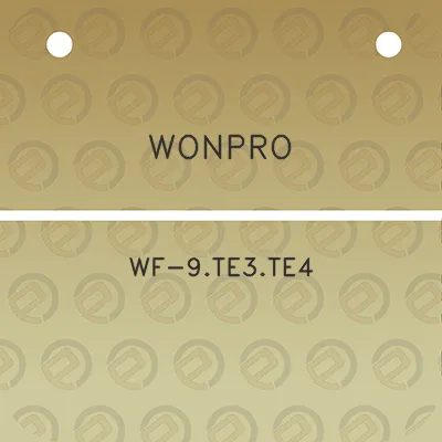 wonpro-wf-9te3te4