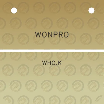 wonpro-whok