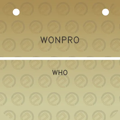 wonpro-who