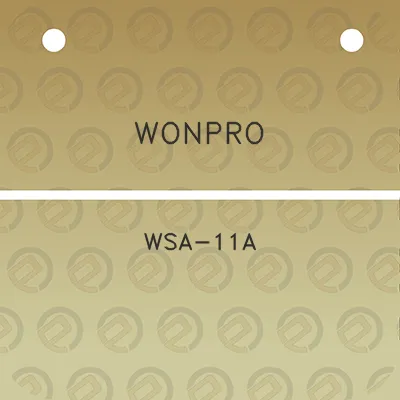 wonpro-wsa-11a