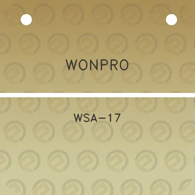 wonpro-wsa-17