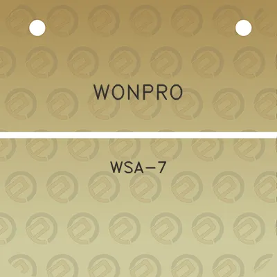 wonpro-wsa-7