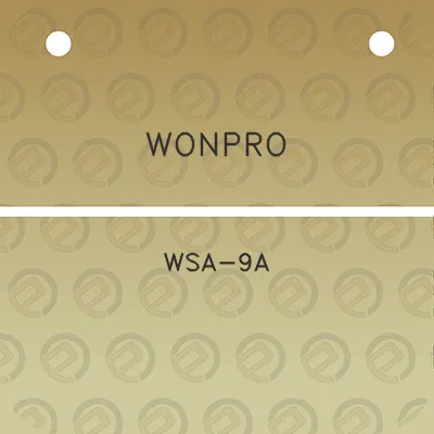 wonpro-wsa-9a