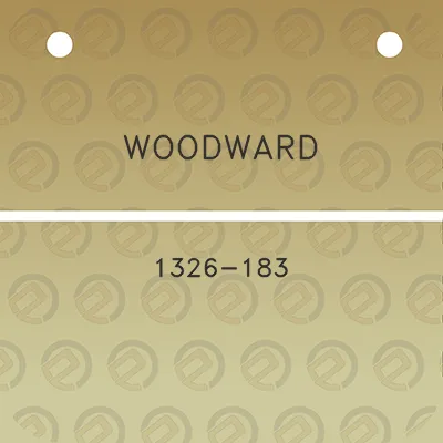 woodward-1326-183