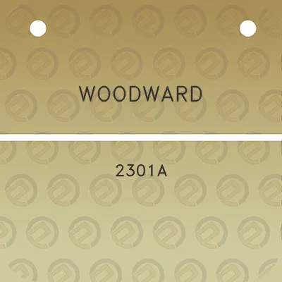 woodward-2301a