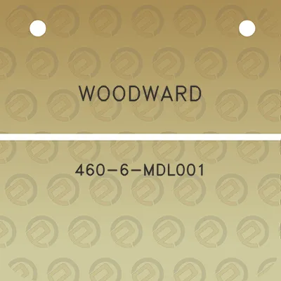 woodward-460-6-mdl001