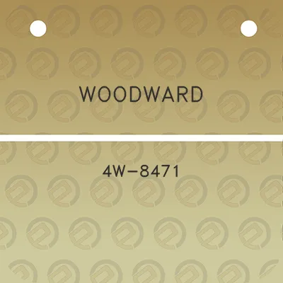 woodward-4w-8471