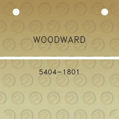 woodward-5404-1801