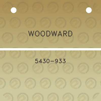 woodward-5430-933