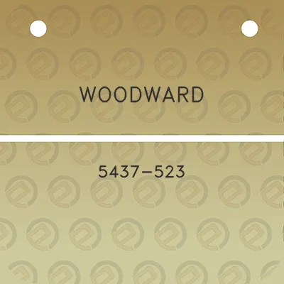 woodward-5437-523