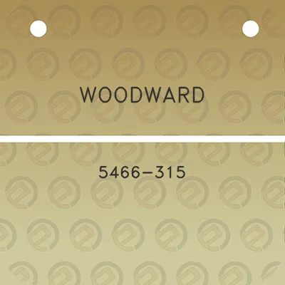 woodward-5466-315