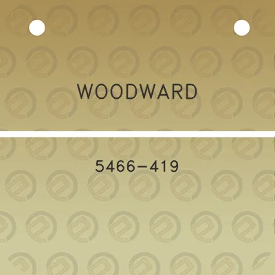 woodward-5466-419