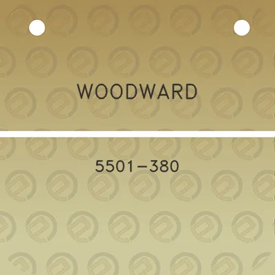 woodward-5501-380