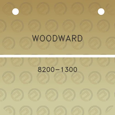 woodward-8200-1300