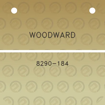 woodward-8290-184