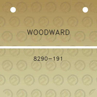 woodward-8290-191