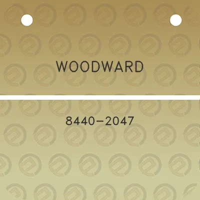 woodward-8440-2047