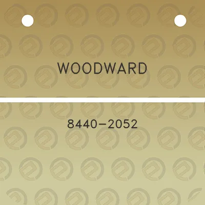 woodward-8440-2052