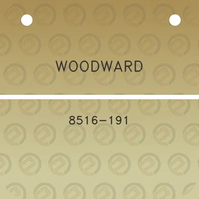 woodward-8516-191