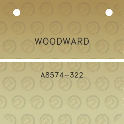 woodward-a8574-322