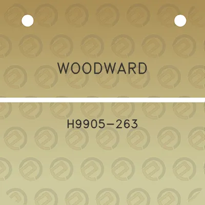 woodward-h9905-263