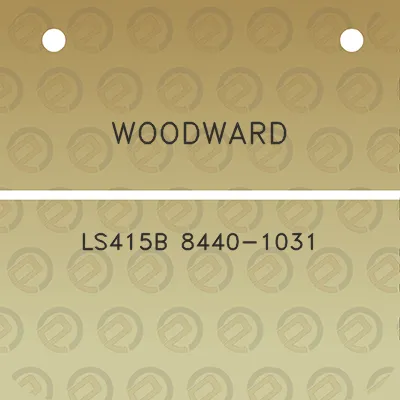 woodward-ls415b-8440-1031