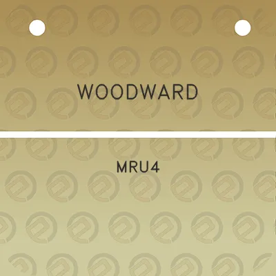 woodward-mru4