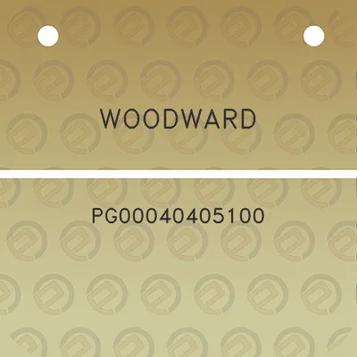 woodward-pg00040405100