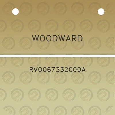 woodward-rvo067332000a