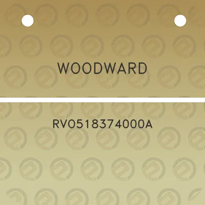 woodward-rvo518374000a