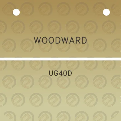 woodward-ug40d