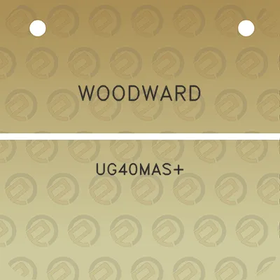 woodward-ug40mas