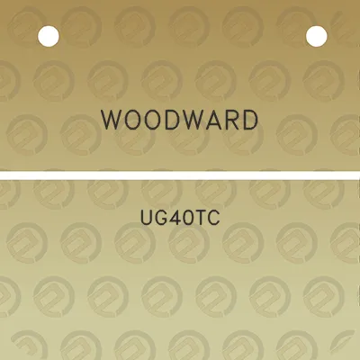 woodward-ug40tc