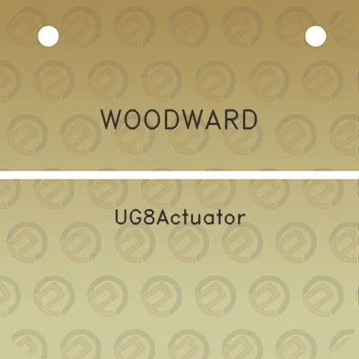 woodward-ug8actuator