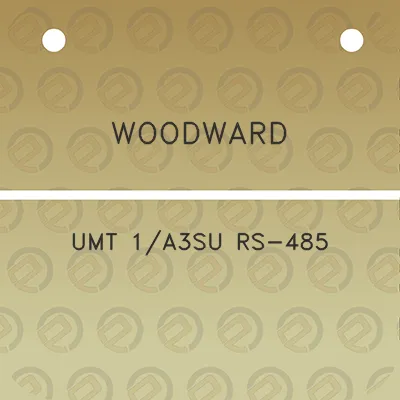 woodward-umt-1a3su-rs-485