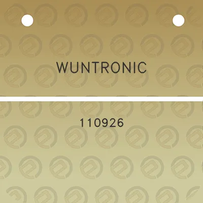 wuntronic-110926