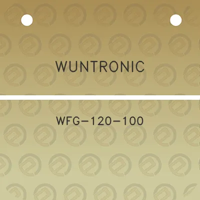 wuntronic-wfg-120-100