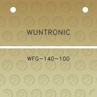 wuntronic-wfg-140-100