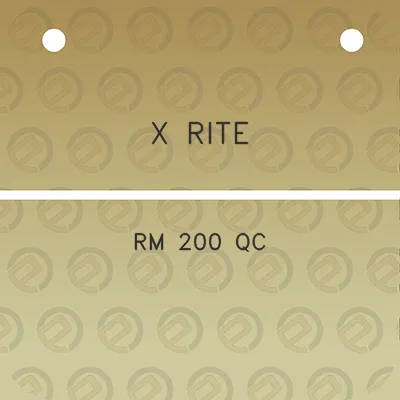 x-rite-rm-200-qc