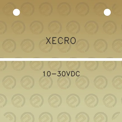 xecro-10-30vdc