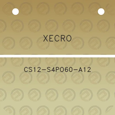 xecro-cs12-s4po60-a12