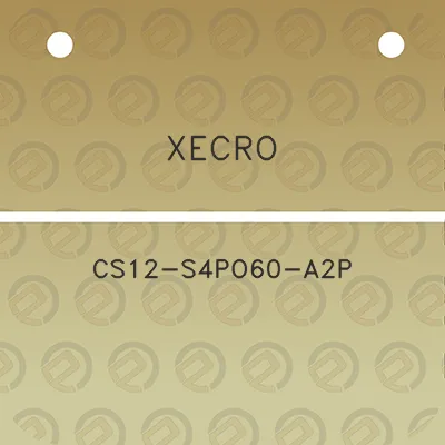 xecro-cs12-s4po60-a2p