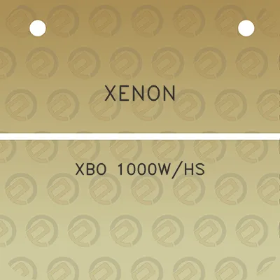 xenon-xbo-1000whs