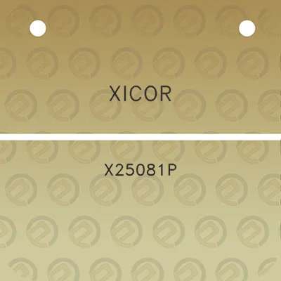 xicor-x25081p