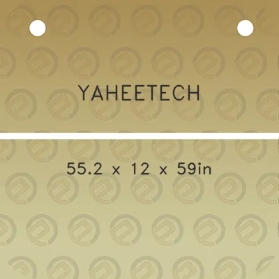 yaheetech-552-x-12-x-59in